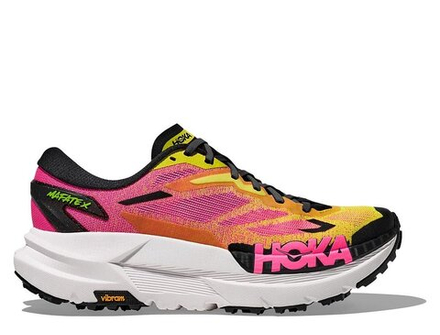 Кроссовки для бега мужские Hoka Mafate X M оранжево-розовые