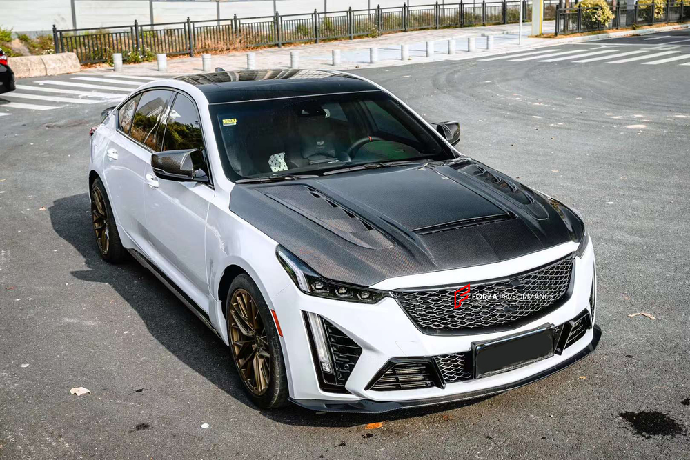 Карбоновый капот для Cadillac CT5 2019+ Кадиллак