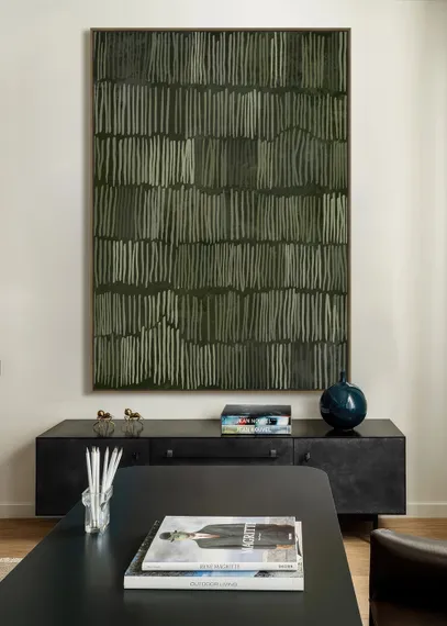 Постер Solid 140х100 см, тёмно-зелёный