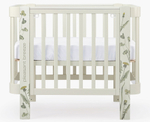 Детская кроватка-трансформер Happy baby Mommy Love в комплекте с расширением 160х70 sage