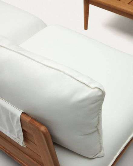 Portitxol Комплект из модульного углового дивана и журнального столика из массива тика La Forma Испания