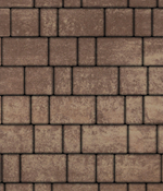 Тротуарная плитка ВЫБОР, форма Старый город, h=60мм