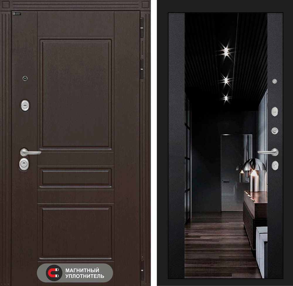 Мегаполис зеркало МАХ чёрный кварц