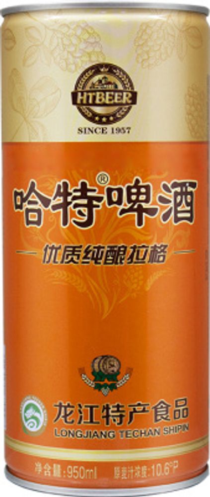 Пиво Ха Тэ Лунцзян Техань / Ha Te Longjiang Tehan 0.95 - банка