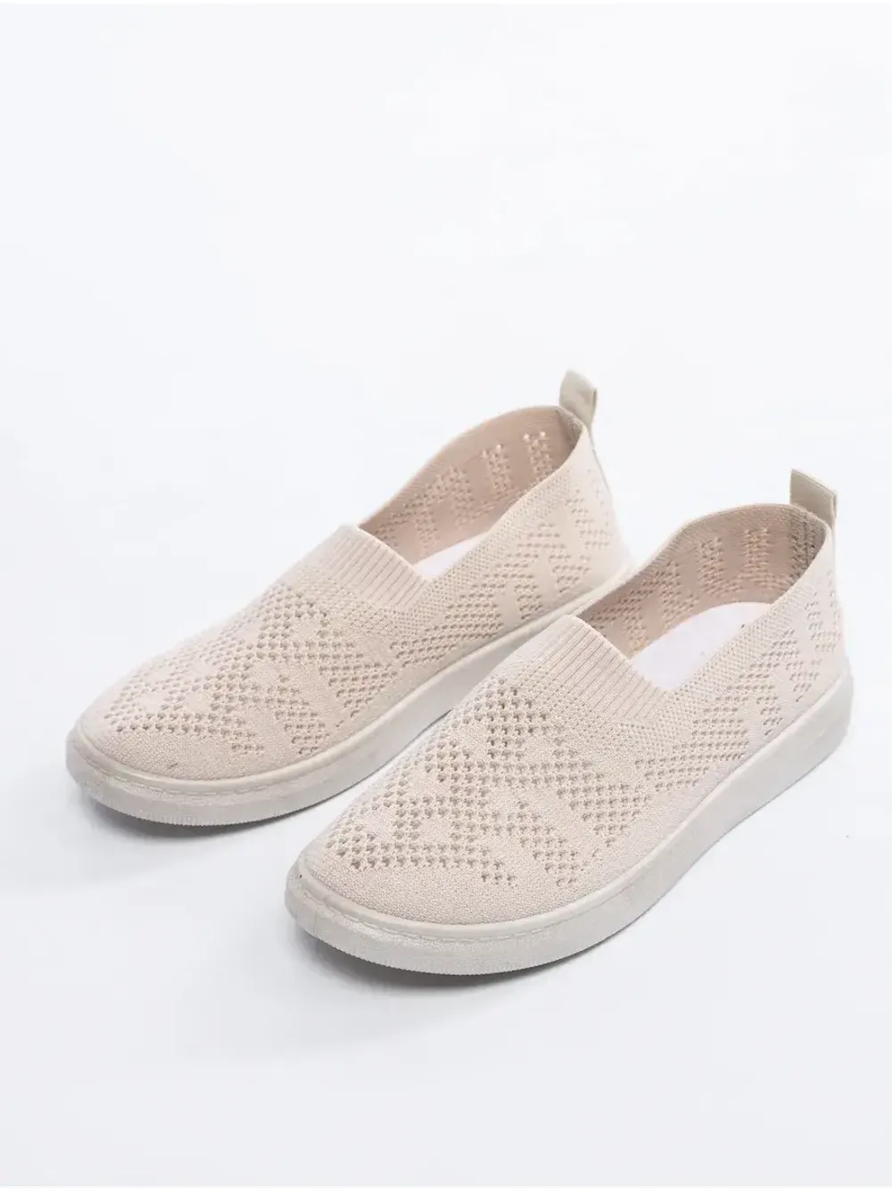 Мокасины летние текстильные