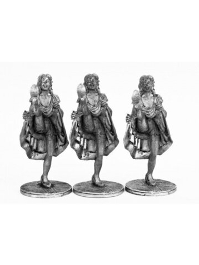 Оловянная фигура Девушка танцующая канкан