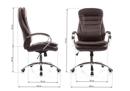 Компьютерное кресло Woodville Tomar коричневое