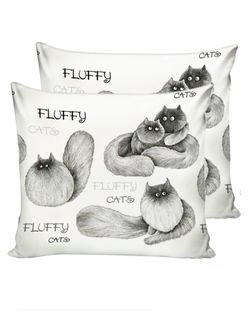 Наволочка комплект 2шт Сказка "Флиппи" 70х70 см, поплин