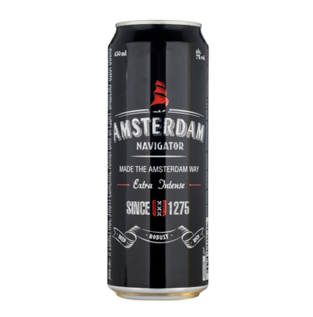 Пиво "Амстердам навигатор" 0,45л. ж/б (24шт., в упаковке)