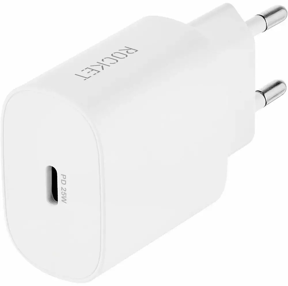 Зарядное устройство Rocket RWCC507WH25CC-C USB Type-C белый