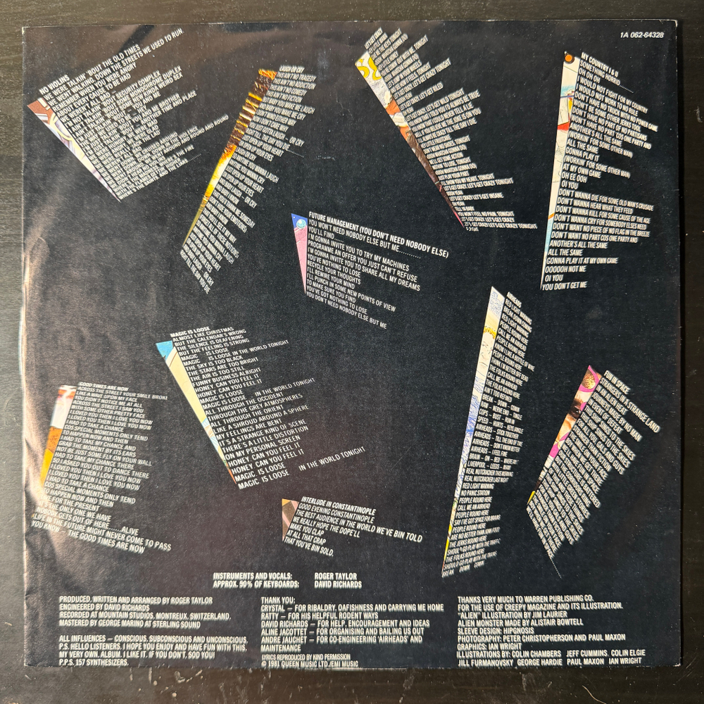 Roger Taylor ‎– Roger Taylor's Fun In Space (Голландия 1981г.)