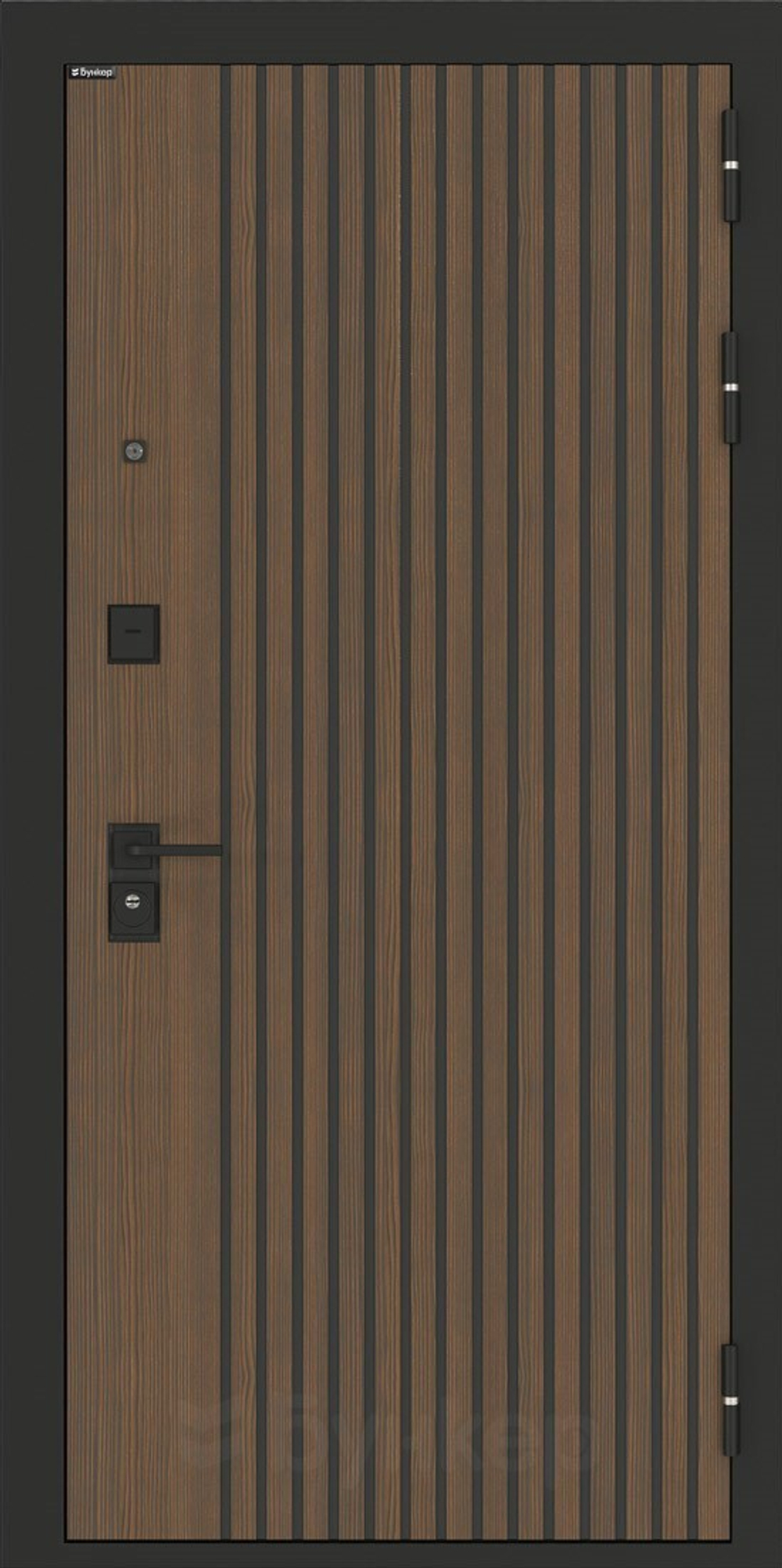 Дверь Входная Бункер BN-02 27 RAL 9003 Эмаль 16мм