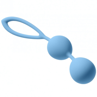 Средние шарики в силиконовой оболочке Sky Blue (16,5 см , голубой) (Цвет: голубой)