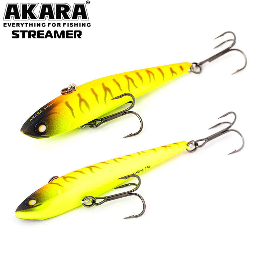 Воблер Akara раттлин Streamer 75 мм 14 гр. (1/2 oz 2,9 in) A105