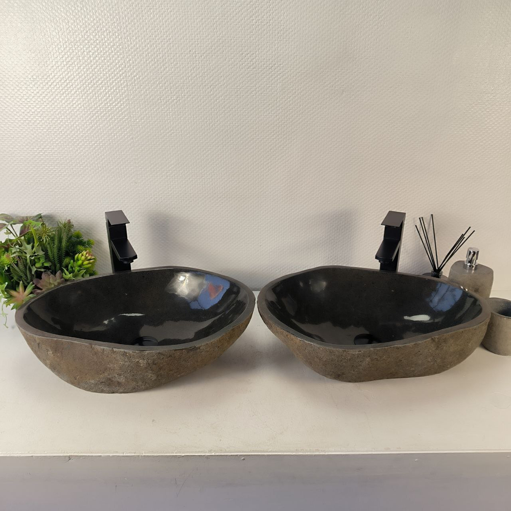 Раковина из речного камня ПАРА! RS-65350 53*37*15 0866