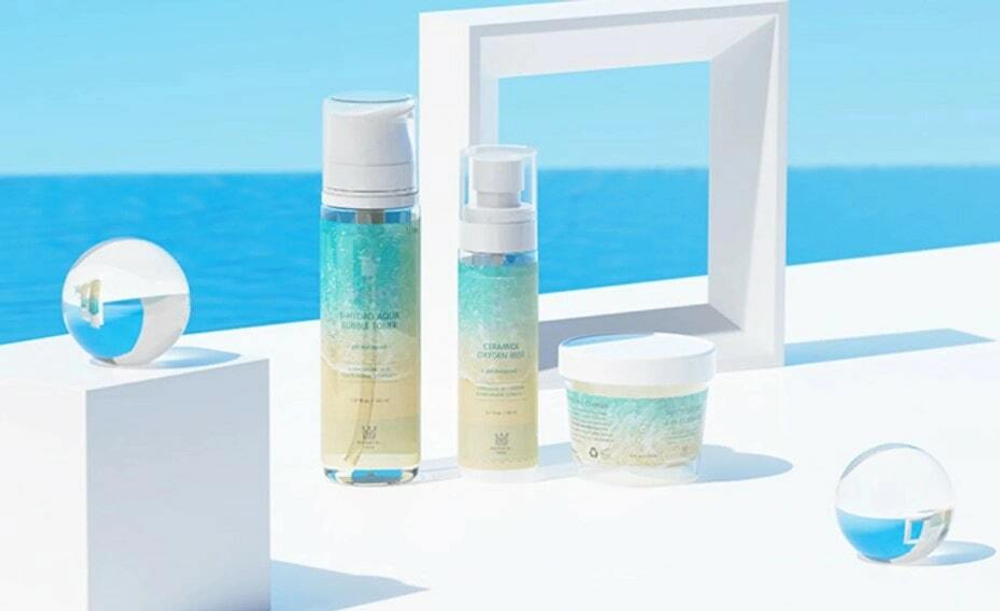 BUVLEY Кислородный освежающий спрей для лица с океаническим комплексом Buvley Ceramide Oxygen Mist 80 мл