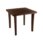 Стол пластиковый  арт.СП-МТ003 квадратный (шоколад)