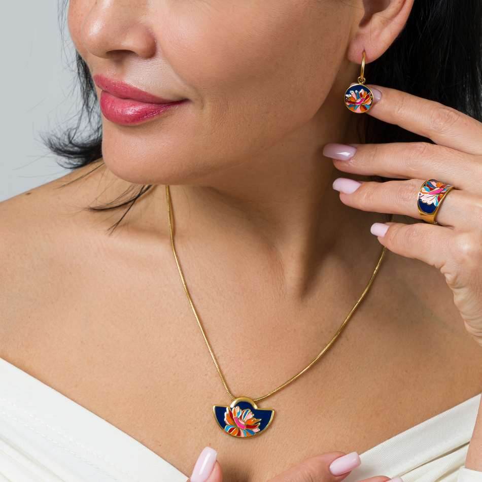 Серьги Fiore Luna AE03599-4