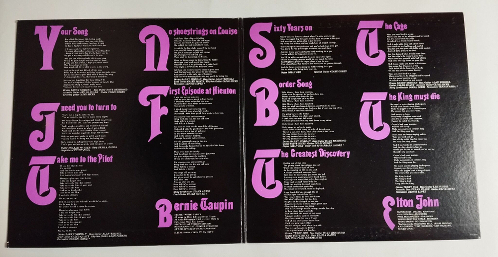 Винтажная виниловая пластинка LP Elton John (Japan 1978) NM