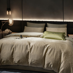 КПБ на резинке Сатин-Жаккард Тессоро MTR001, 4 наволочки, простынь 180*200*30