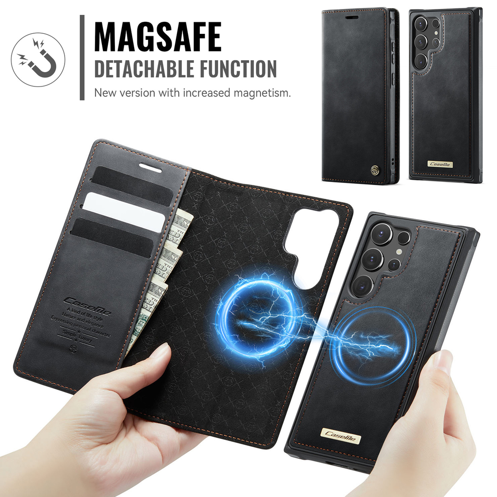 Чехол-кошелек CaseMe 2 in 1 MagSafe Samsung Galaxy S23 Ultra