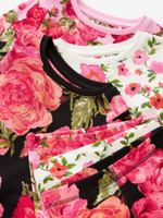 Пижама для девочки Next N97-305, 3 шт., Розовый, Белый, Черный