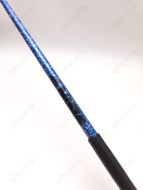 Палочка Sasaki 60 см с блеском Синяя с чёрной ручкой Bu (Blue)