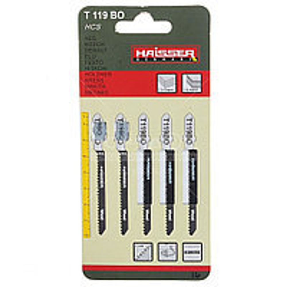 Набор пилок для электролобзика по дереву, HAISSER, T101 D, (1/5шт)
