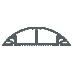 Кабель-канал ЭРА KK-35-10-FG напольный серый RAL 7046 35х10мм 88м | Кабель-канал напольный