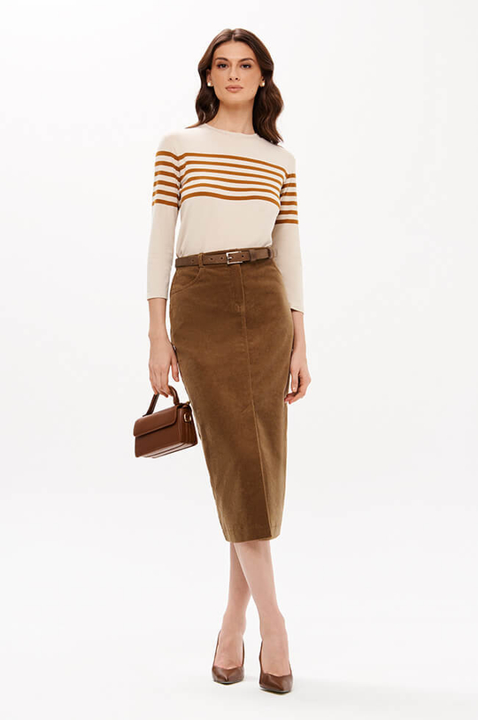 23353 Лонгслив женский (бежевый)