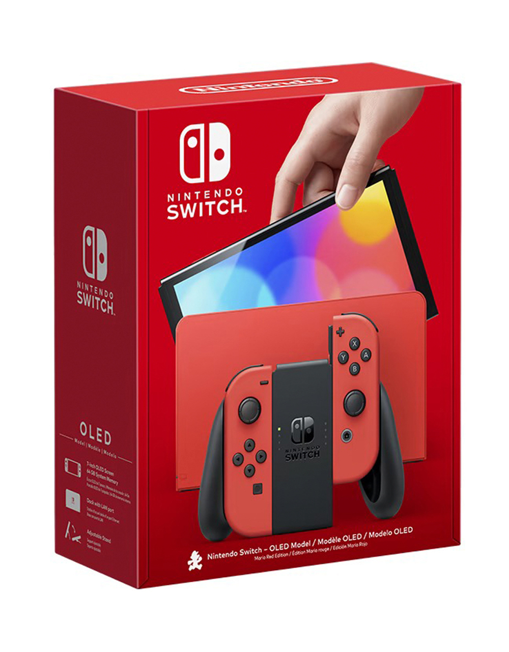 Игровая приставка Nintendo Switch OLED Mario Red Edition (Красная)