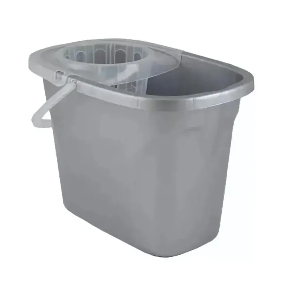 Ведро Etna прямоугольное 8л с отжимом МОП (серый)