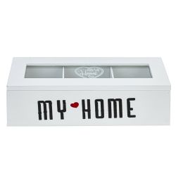 GAEM Шкатулка для чайных пакетиков, L23 W9 H7 см