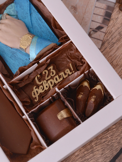 Набор "С 23 февраля" с галстуком