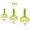 Твистер Helios Credo Double Tail 1,96&quot;/5 см Lime 10шт. (HS-27-008)