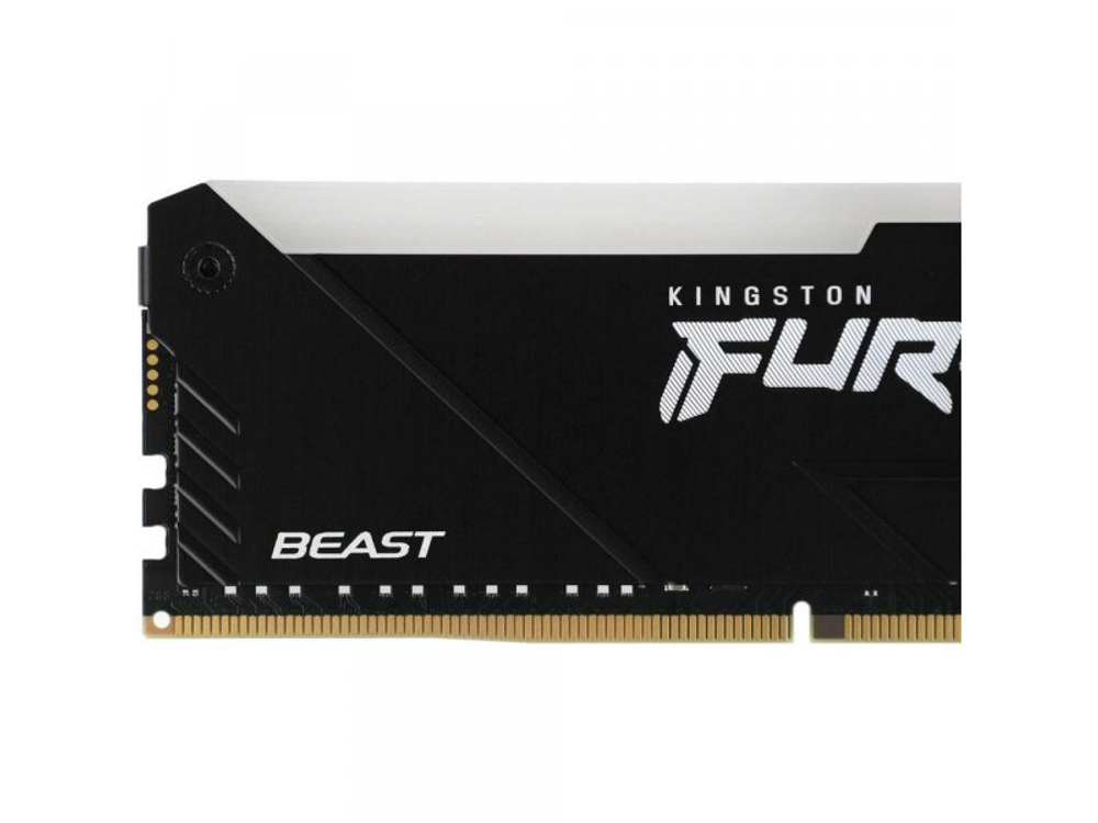 Оперативная память Kingston Fury Beast Black RGB KF432C16BB2AK2/16WP, DDR4 2х 16ГБ 3200 МГц, DIMM, RTL