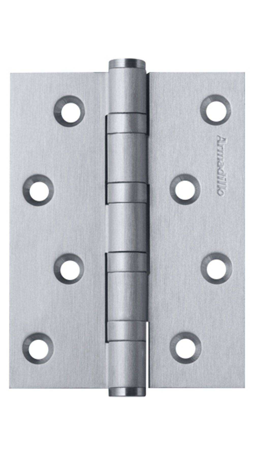 [ТОВАРА НЕТ В НАЛИЧИИ] Петля стальная врезная Армадилло 500-C4 100x75x3 SC BOX, цвет хром матовый (гарантия - 5 лет)