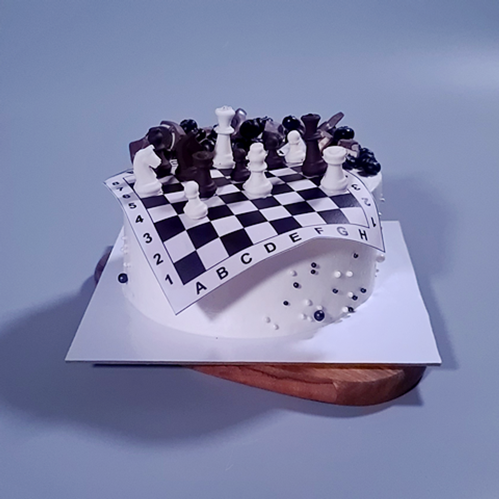 Торт для шахматиста Кондитерская Сладкие Козырьки Светланы Дегтеревой Sweet Visors
