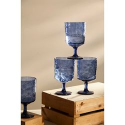 Набор бокалов из акрила Arctic для вина, 280 мл, синий, 4 шт.