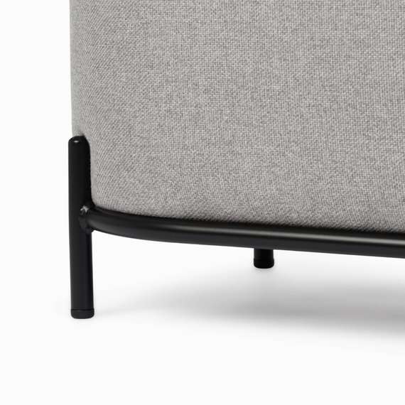 Пуф Pawai 120х45 см, светло-серый