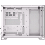 CORSAIR 2500X Micro ATX Dual Chamber PC Case - White/Satin Gray Aluminum