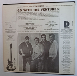 Винтажная виниловая пластинка The Ventures Go With The Ventures (USA 1966)