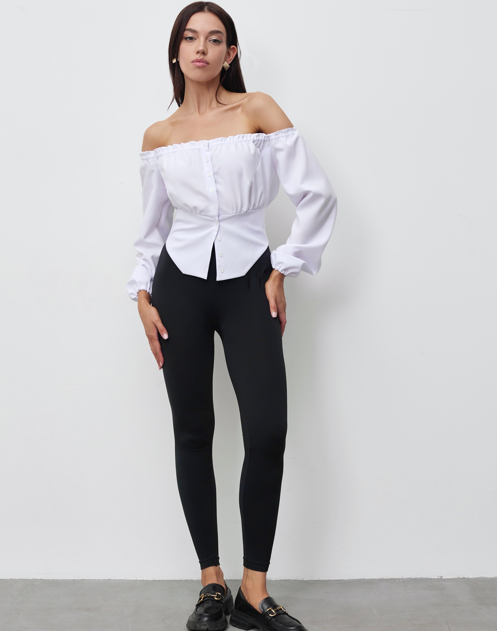 Блуза приталенная