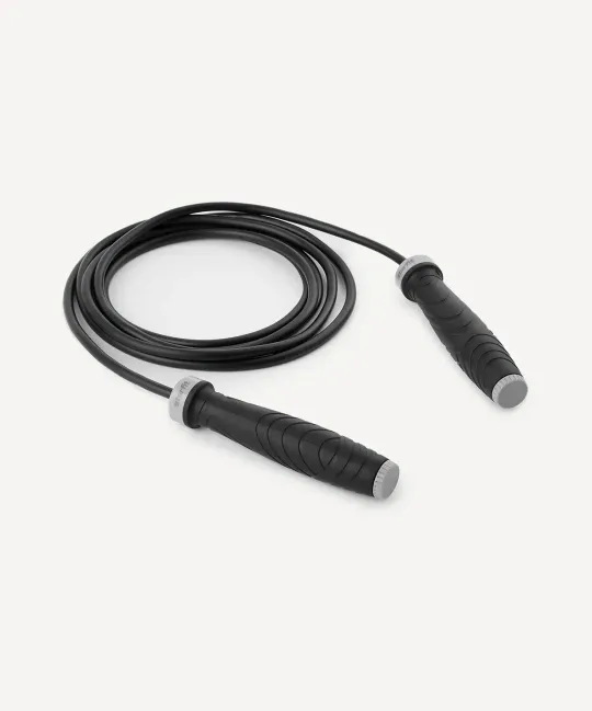 Скакалка STARFIT RP-601 ПВХ, с утяжелителями, 3 м, черный