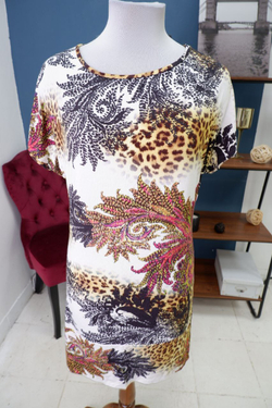 Платье-туника Red Apple с принтом 48 размер