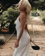 Комбине V вырез по спине wh