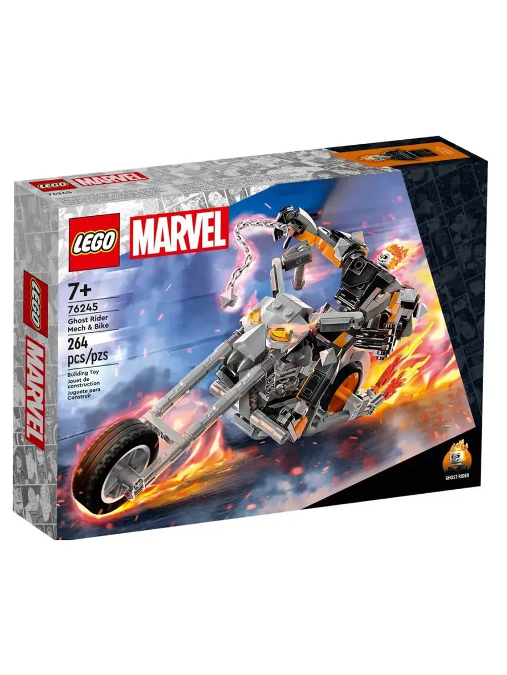 Лего Марвел 76245 Призрачный гонщик Lego Super Heroes