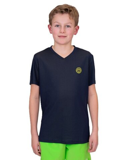 ОДЕЖДА ДЛЯ ТЕННИСА Мальчики, Футболка BIDI BADU CREW INSIDE OUT V NECK TEE .