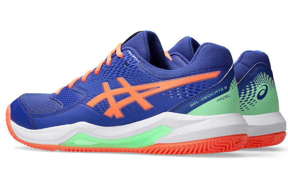 Мужские кроссовки для Падел Asics Gel-Dedicate 8 Padel - dark cobalt/vivid coral