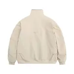 Куртка Ymkashix двухсторонняя Ride Puff бежевая / пыльно-синяя